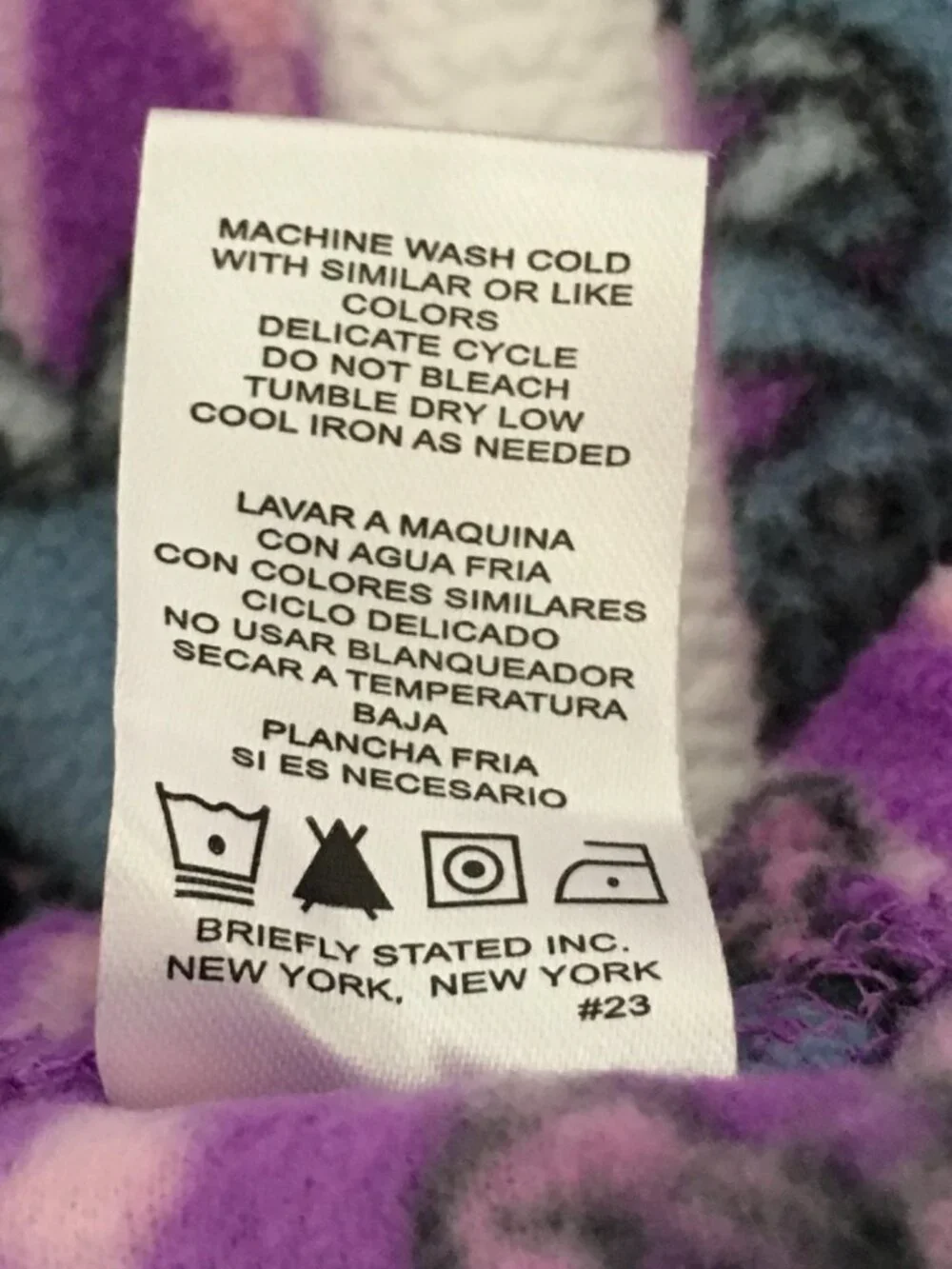 Disney Pajama Bottoms Size XL 2 Shades of Purple Stripe with Blue Eeyore - Picture 13 of 14